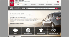 Desktop Screenshot of nissanofduarteparts.com